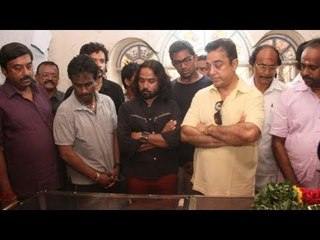 Celebs @ Director Ram Narayana Funeral || Kamal Hassan