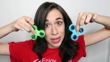 DOING MY MAKEUP WITH A FIDGET SPINNER!