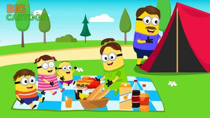 Minions Banana Save Robber & Crying in Prison misunderstoodly! Finger Family Song Nursery