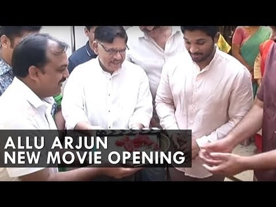 Allu Arjun New Movie Naa Peru Surya Movie Opening - Rashmika Mandanna || Vakkantham Vamsi