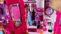 Barbie Bedroom Morning routine Doll House غرفة نوم باربي Beliche para Barbie Quarto 미미 인형놀