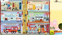 Fire Engine & Firefighters Game Cartoon For Children FIRE TRUCK FOR KIDS : Little Fire Sta