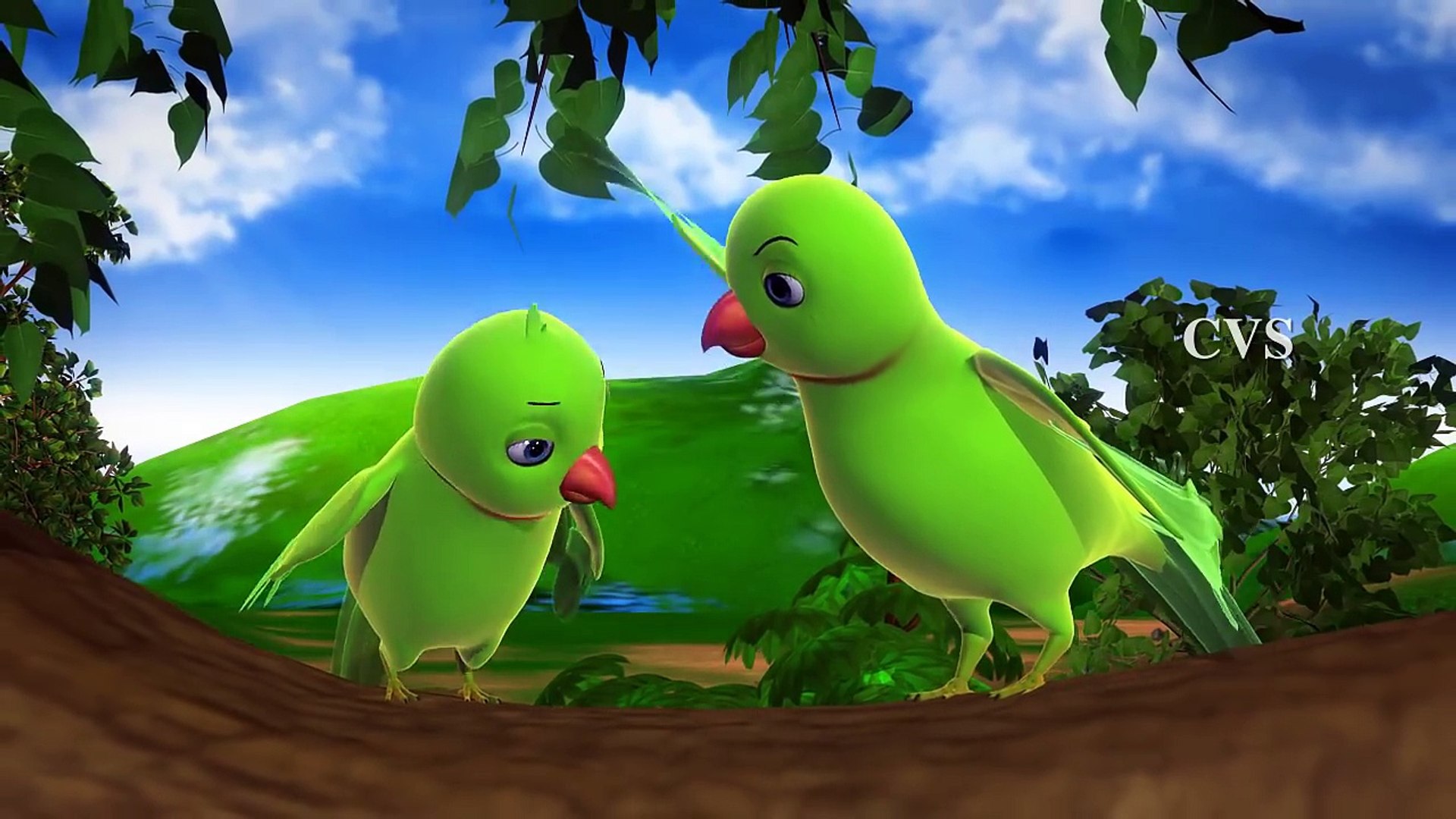 Chitti Chilakamma Parrots 3D Animation Telugu Rhymes for children with  lyrics - video Dailymotion