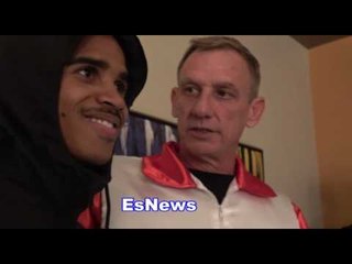 Devin Haney In His Locker Room Before His Fight Warm Up - EsNews Boxing