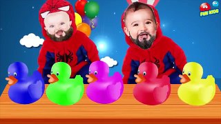 Bad Baby Crying Learn Colors Lollipops Disney Duck Surprise Toys Colors For Children To Learn