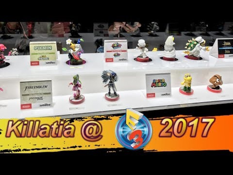 Killatia at #E32017 First look at the latest #Amiibos !