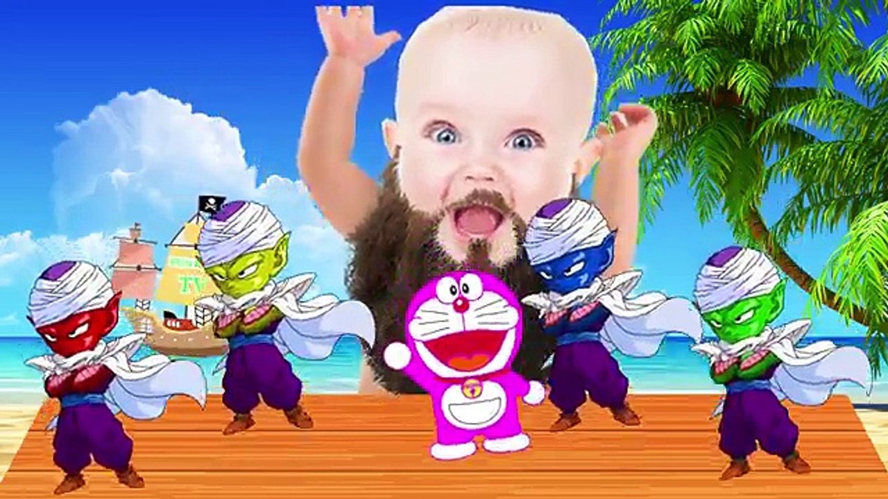 Bad Baby Crying Learn colors with Doraemon And Lollipop Piccolo Finger Family Nursery Rhymes