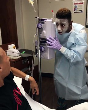 Randy tries to fill iv with molly