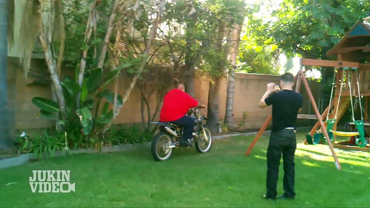 Awesome Indoor Dirt Bike Fail