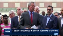 i24NEWS DESK | 1 dead, 6 wounded in Bronx hospital shooting | Saturday, July 1st 2017
