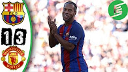 Barcelona vs Manchester United Legends 1-3 - Highlights & Goals - 30 June 2017
