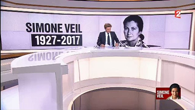 Laurent Delahousse ouvre son 20h en rendant un hommage émouvant à Simone Veil: Madame vous étiez belle...