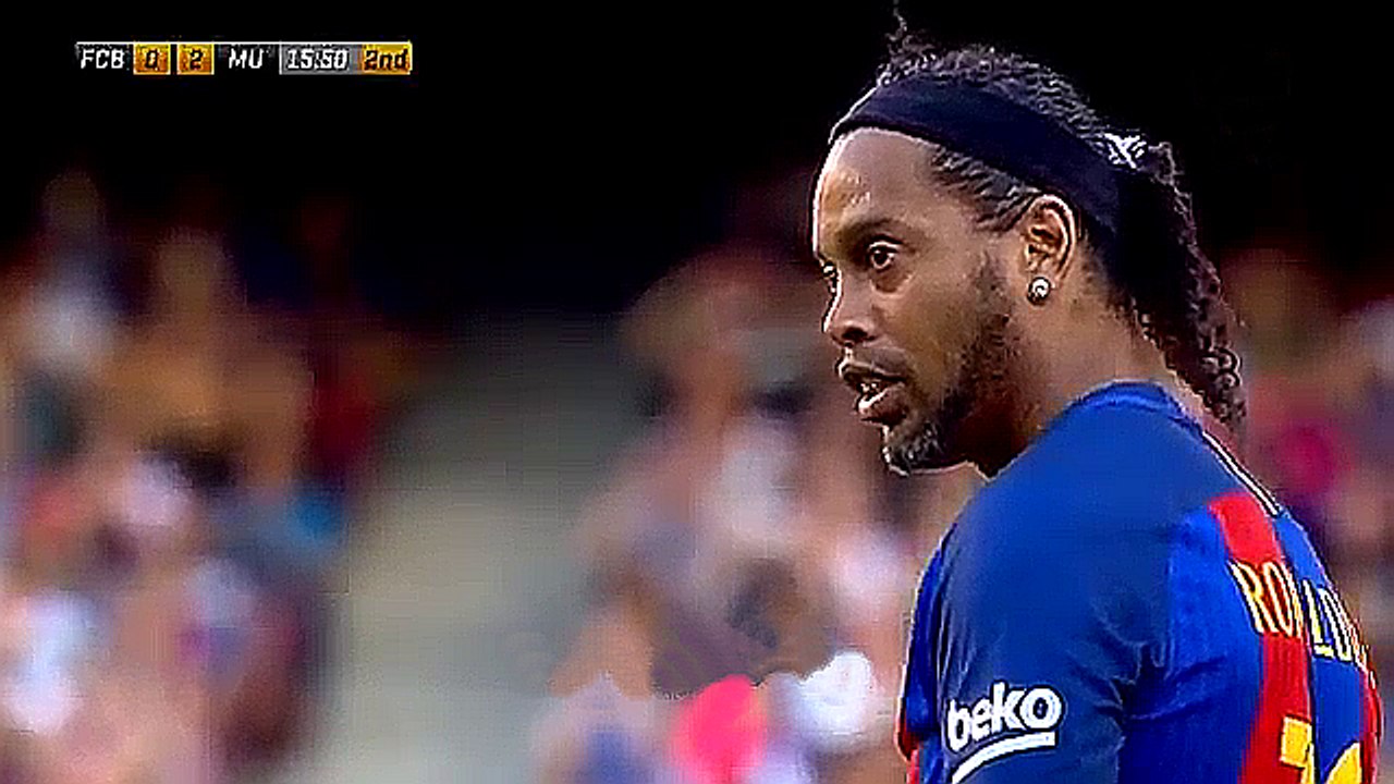 أهداف مباراة أساطير برشلونة و أساطير مانشستر يو...