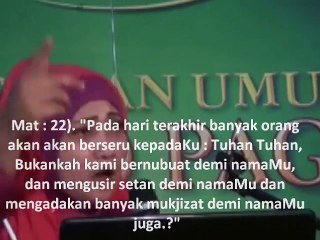 USTADZAH MEIGA FITRI (Mantan Missionaris-2) : " Inilah Alasan Pengikut Yesus Yang Setia Harus Masuk Islam!“