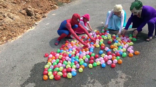 Mashas Sleeping in Car when Cute Baby Driving Car w/ Spiderman, Joker | Funny Masha Video
