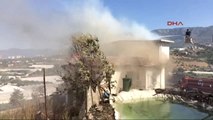 Antalya Alanya'da Turistik Bölgede Makilik Yangını