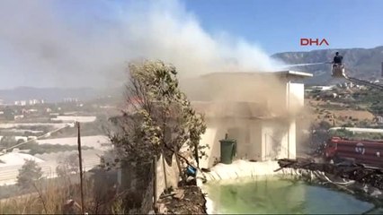 Antalya Alanya'da Turistik Bölgede Makilik Yangını