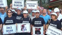 Denizli Açlık Grevindeki Öğretmenler Için Oturma Eylemi