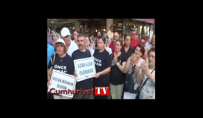 CHP'den Nuriye ve Semih için Denizli'de oturma eylemi