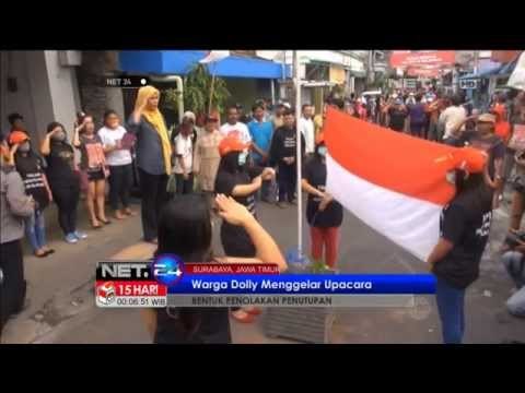 PSK dan Mucikari upacara bendera tolak penutupan Dolly - NET24