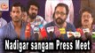 Nadigar Sangam Announces Silent Protest for Jallikattu  | Vishal, Ponvanna