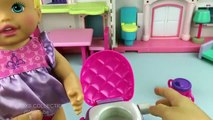 Bebé muñecas cacas y mea en juguete baño fingir jugar para Niños y Niños