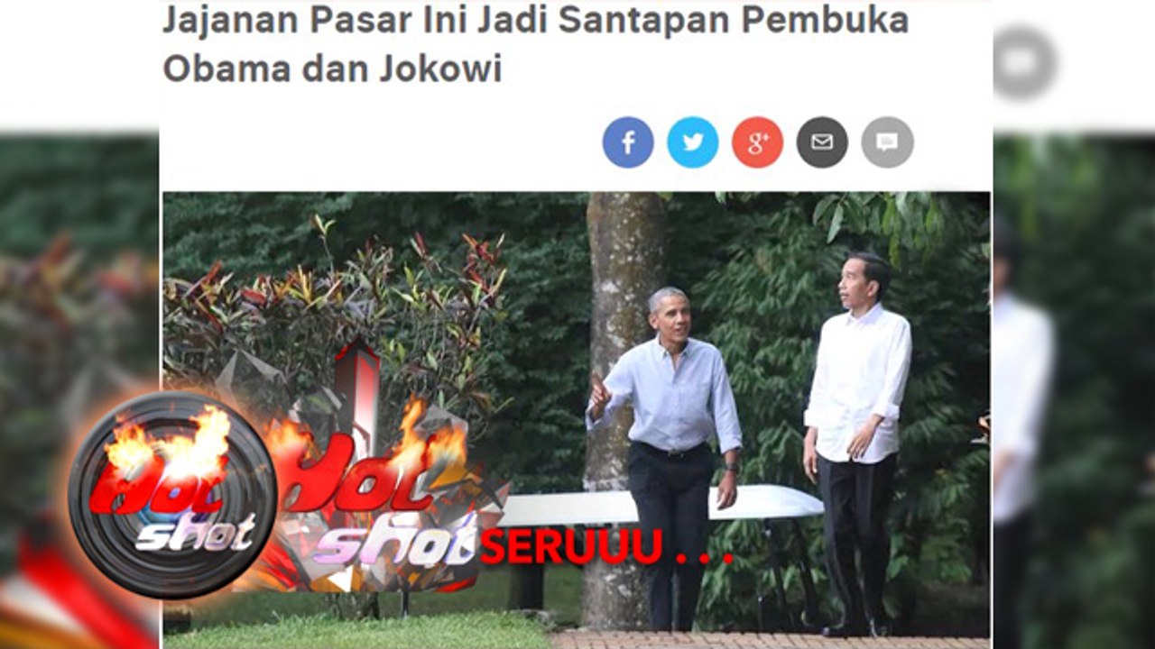 Hot Shot Seruuu: Barack Obama Tiba di Jakarta - Hot Shot 01 Juli 2017