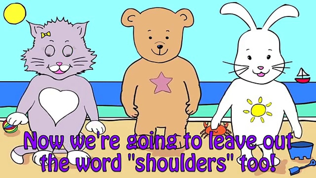 Head Shoulders Knees and Toes - Nursery Rhymes with lyrics