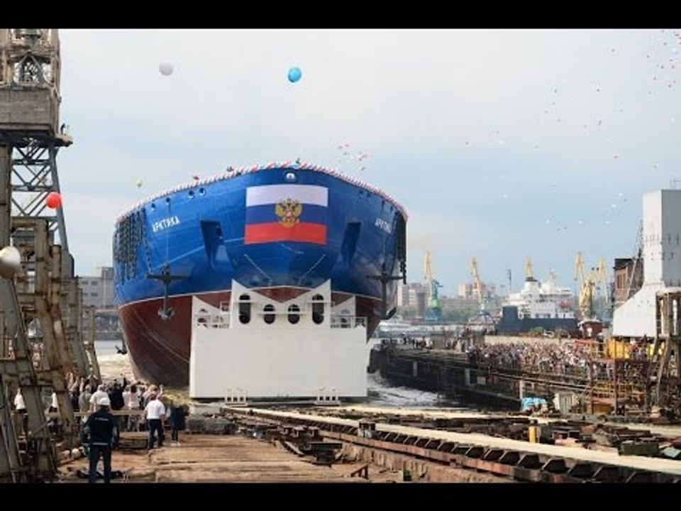 World’s most powerful nuclear icebreaker Arktika launched in Russia