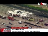 Pesawat Cessna 310 Jatuh di Bandara, Dua Orang Terluka