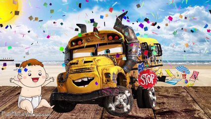 Wrong Mouth Funny Disney Cars 3 Lightning McQueen Mater Cruz Miss Fritter Finger Family So