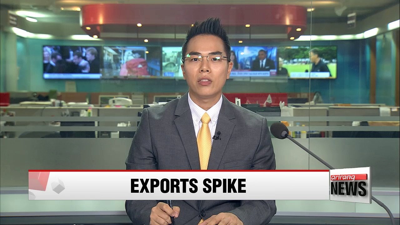 S. Korea's exports jump 13.7% y/y in June, 8th straight month on rise