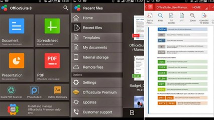 Meilleures application de bureautique sur android