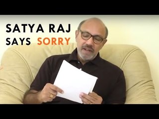 Satya Raj Apologizes to Kannada People Over Kaveri Water Statement
