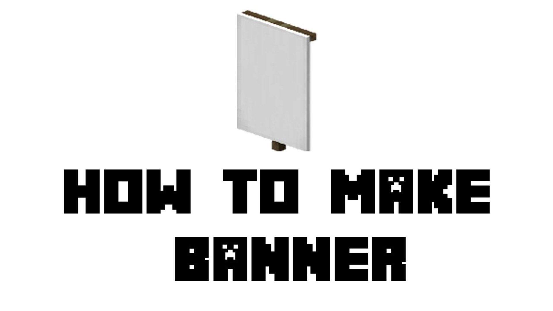 Minecraft Survival - How to Make Banner