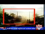 Crane carrying Air India plane crashes in Hyderabad