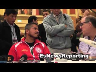 many reporters around to hear robert garcia EsNews Boxing