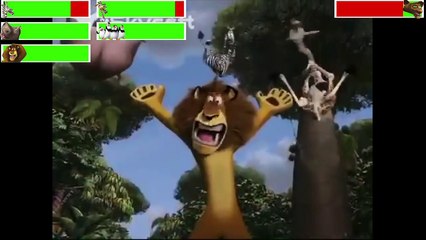 Madagascar Fossa Fight with healthbars