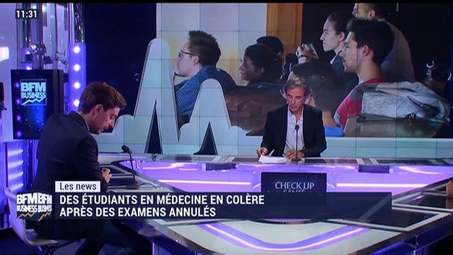 Les News: Des étudiants en médecine en colère après des examens annulés - 01/07
