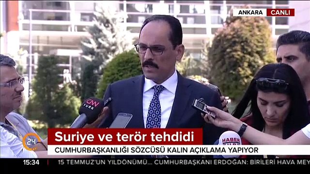 Cumhurbaşkanlığı Sözcüsü Kalın: Çifte standart uygulayıp gözetip kolladığınız o terör örgütleri yarın gelir sizi de vurur