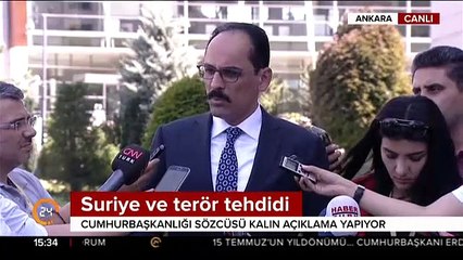 Download Video: Cumhurbaşkanlığı Sözcüsü Kalın:  Gözetip kolladığınız o terör örgütleri yarın gelir sizi de vurur