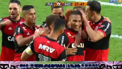 1-0 Paolo Guerrero Free-Kick Goal HD - Flamengo vs Sao Paulo 02.07.2017 HD