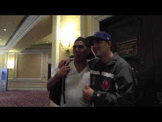 Brandon Rios Covers Manny Pacquiao In A Fan's Shirt