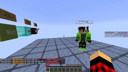 ماين كرافت : ماب نصف قلب ( لازم ما نتدمج ) !