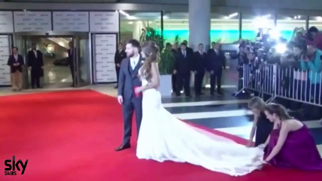 شاهد بالفيديو والصور ⚽️ حفل زفاف ليونيل ميسي وأنتونيلا ⚽️ وحضور ابرز نجوم كرة القدم والمشاهير ● HD