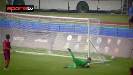 Muhteşem çocuklardan futbol şov!