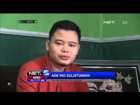Kerajinan miniatur bangunan dari uang logam - NET5