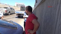Adana Çalınan Otomobili Kaza Yapınca Gözyaşlarını Tutamadı