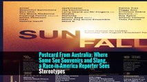Postcard From Australia: Where Some See Souvenirs and Slang, a Race-in-America Reporter Sees Stereotypes