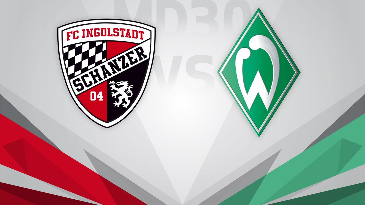 Höhepunkte 30tes Liga Ingolstadt - Werder Bremen